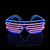 El Wire Shutter Glasses - Purple/turquoise - Glasses