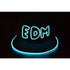 EDM EL Wire Flat Peak Cap