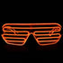 EL Wire Shutter Glasses - Orange