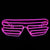 El Wire Shutter Glasses - Pink - Glasses