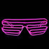 EL Wire Shutter Glasses - Pink