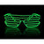 El Wire Shutter Glasses - Green - Glasses
