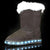 Flashez LED Footwear - Flash Wear LED Black Calf Boots