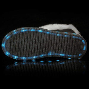 Flashez LED Footwear - Flash Wear LED Black Calf Boots