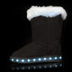 Flashez LED Footwear - Flash Wear LED Black Calf Boots