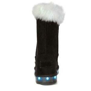 Flashez LED Footwear - Flash Wear LED Black Calf Boots