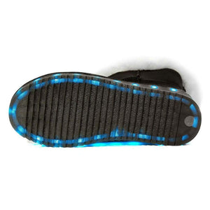 Flashez LED Footwear - Flash Wear LED Black Calf Boots