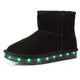Flashez LED Footwear - Flash Wear LED Black Mini Boots