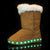 Flashez LED Footwear - Flash Wear LED Chestnut Calf Boots
