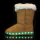 Flashez LED Footwear - Flash Wear LED Chestnut Calf Boots