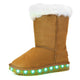 Flashez LED Footwear - Flash Wear LED Chestnut Calf Boots