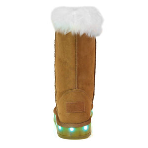 Flashez LED Footwear - Flash Wear LED Chestnut Calf Boots