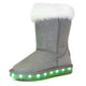 Flashez LED Footwear - Flash Wear LED Grey Calf Boots