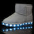 Flashez LED Footwear - Flash Wear LED Grey Mini Boots