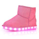 Flashez LED Footwear - Flash Wear LED Pink Mini Boots
