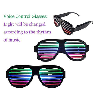 Glasses - Flash Wear Sound Activated Glasses