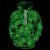 Hash Green - Overprint Hoody - Clothing