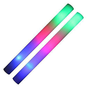 Led Sticks - Flashing LED Multi Coloured Foam Sticks X 5